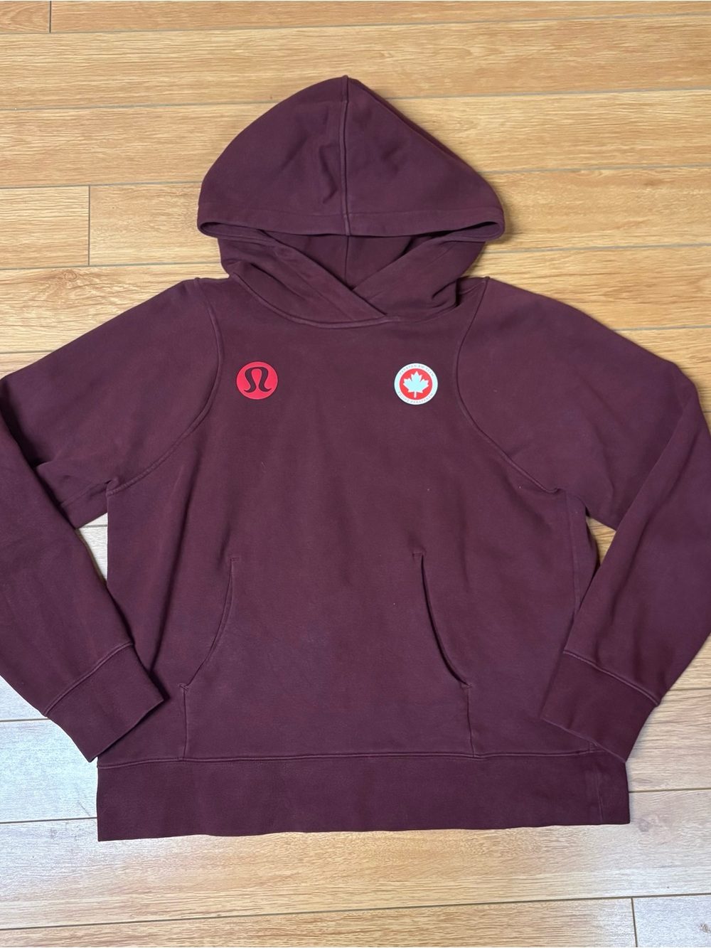 lululemon athletica Women's Maroon Pullover Hoodie